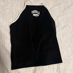 YoungLA Black and White Women's Top